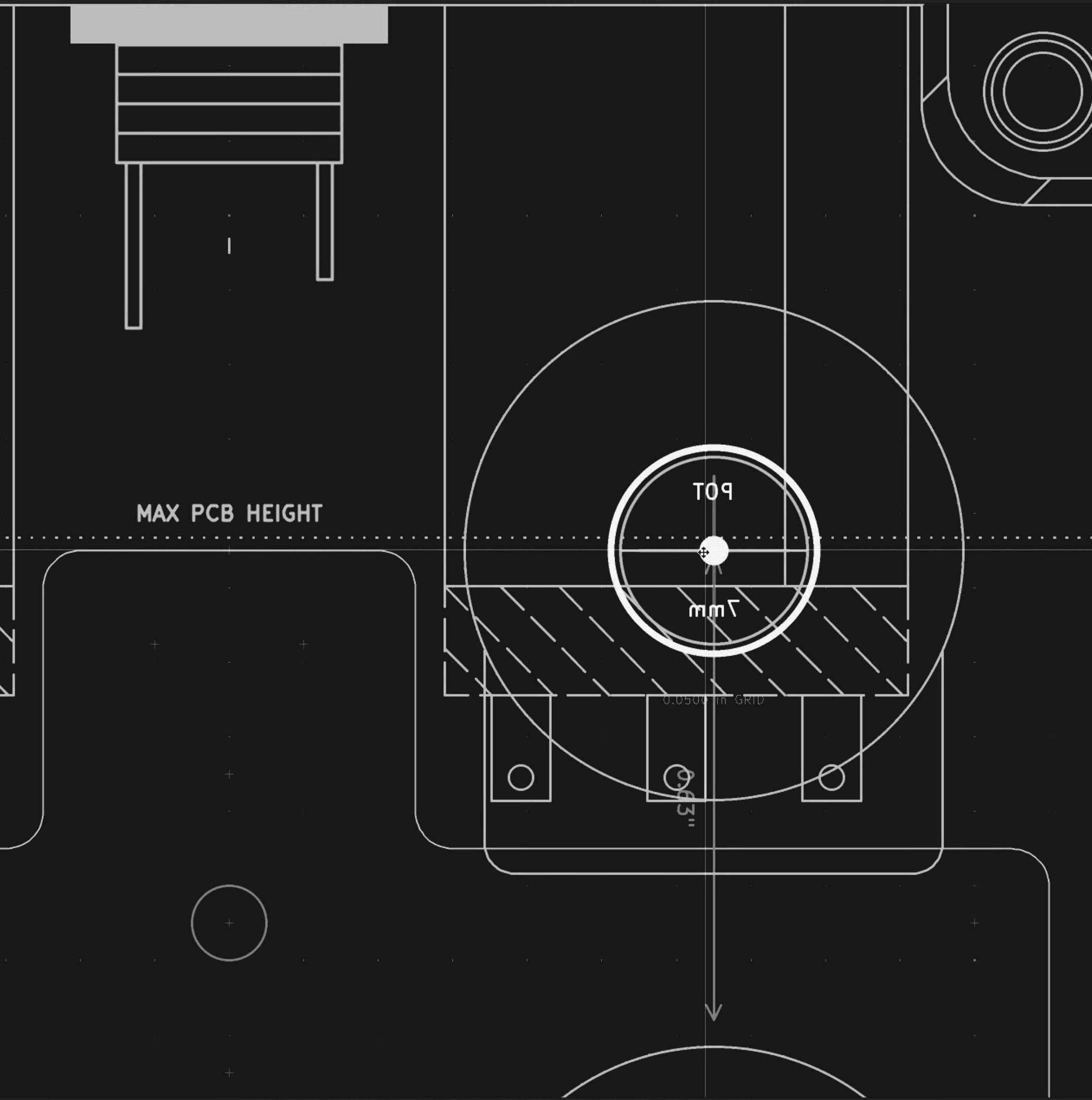 Drill template and PCB manufacturing files prepared for an accurate pedal build.